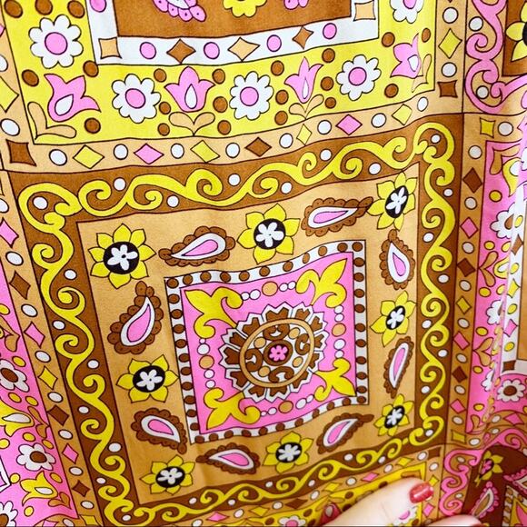 Alice + Trixie Silk 70’s Inspired Paisley Dress - Picture 5 of 6